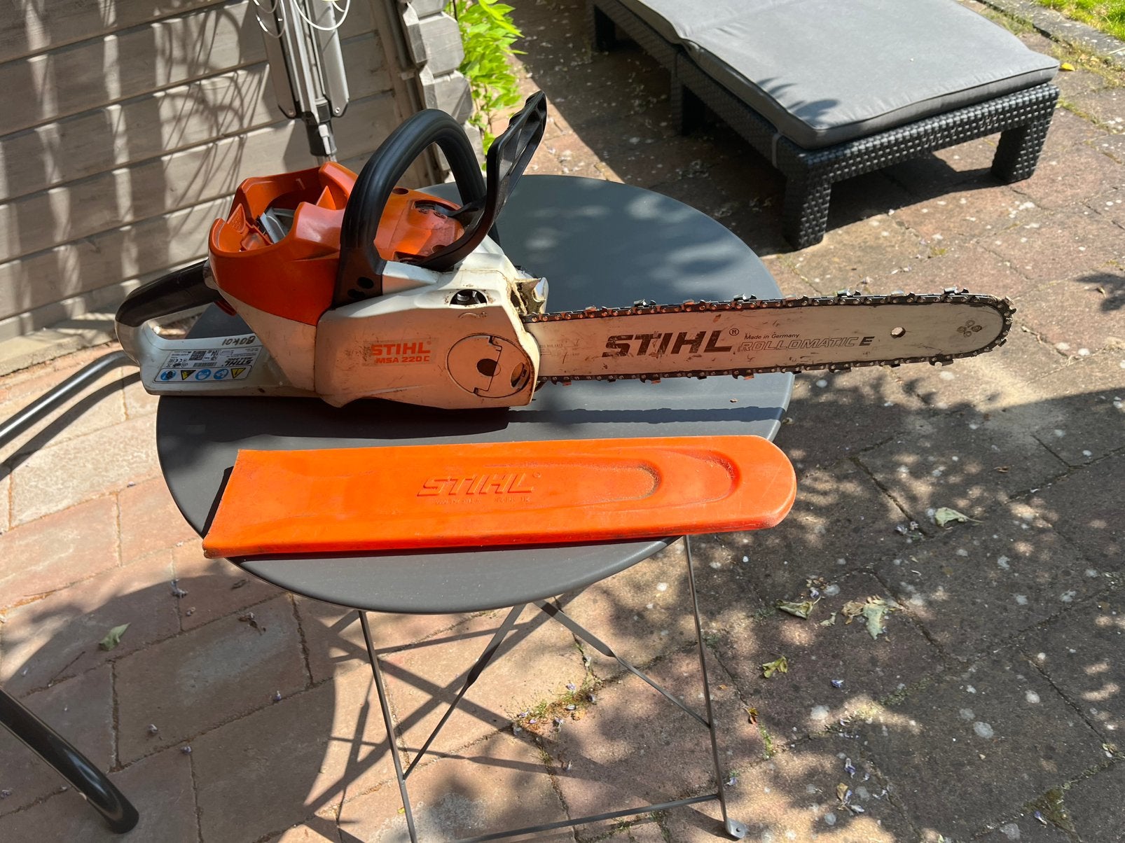 Stihl msa 220 c kettingzaag, Ophalen, Gebruikt, Boomzaag