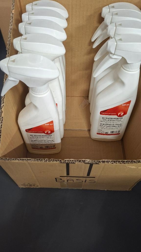 9x RZ Textiel reiniger 500ml NIEUW, ., Ophalen of Verzenden, ., Schoonmaakmiddel