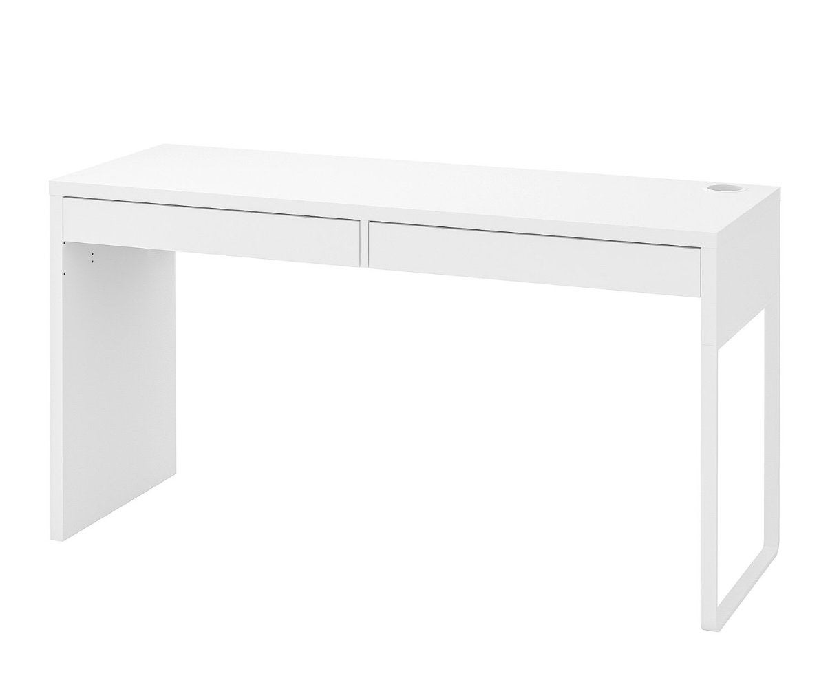 IKEA Micke bureau wit met lades, Huis en Inrichting, Ophalen, Gebruikt, Met lades, Spaanplaat of MDF