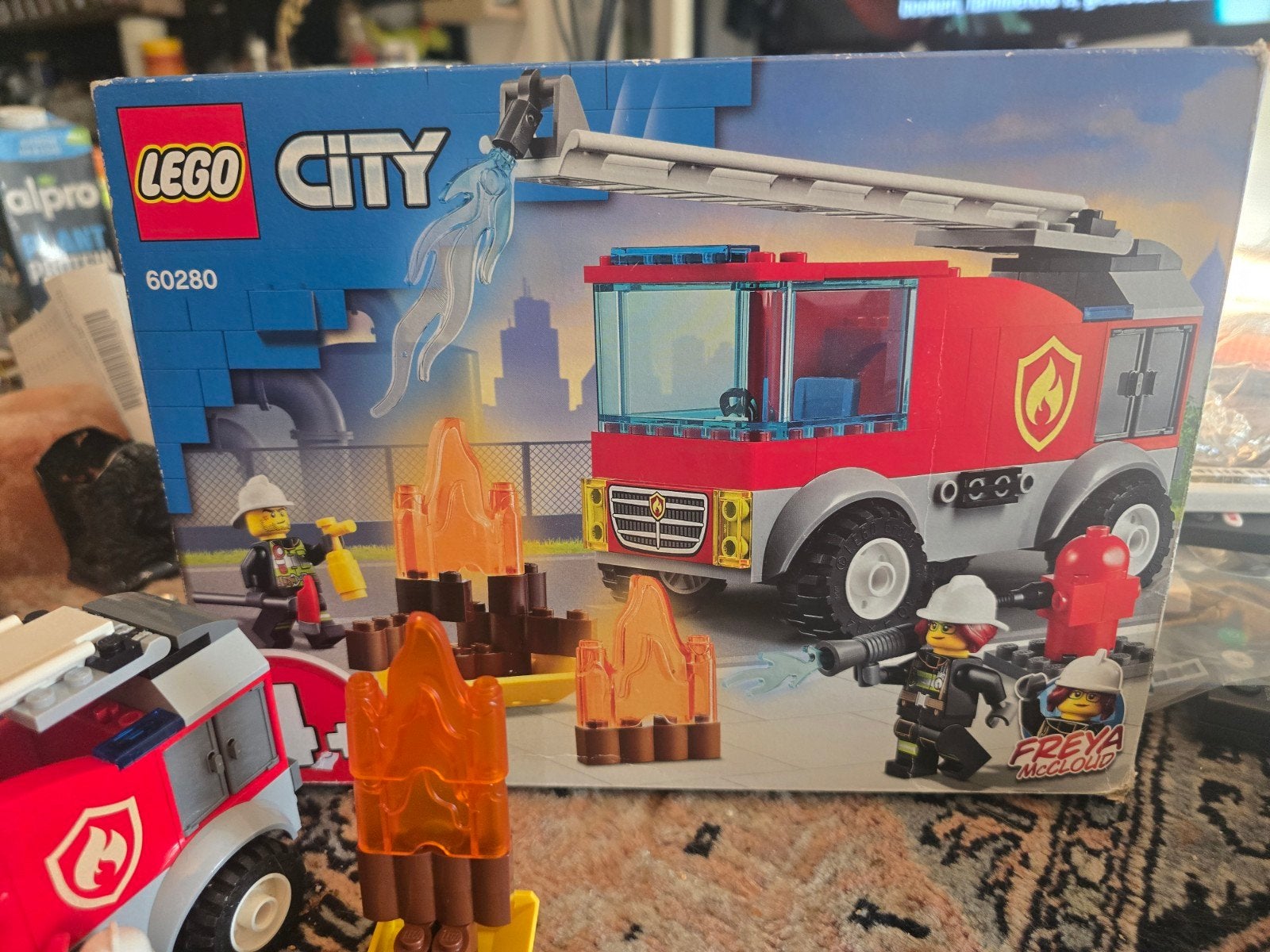 Lego City 60280 Brandweerwagen met brandweerlieden, City, Compleet, Lego, Ophalen of Verzenden