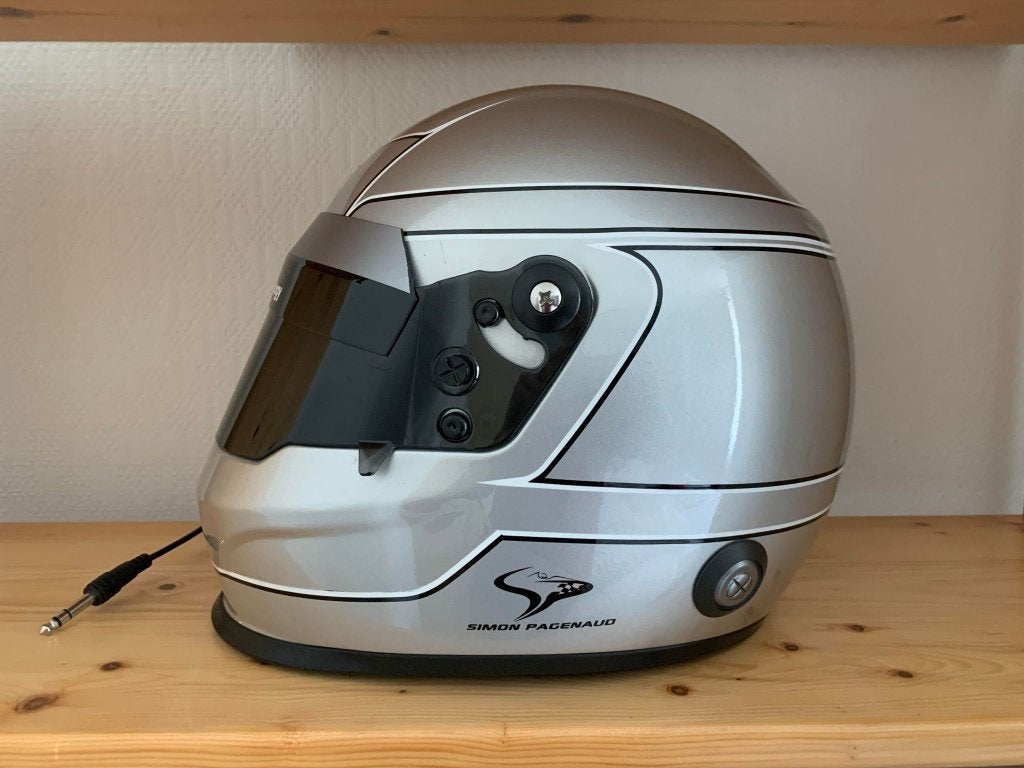 Replica helm van Indy coureur Simon Pagenaud 2019, Ophalen of Verzenden, Zo goed als nieuw, Formule 1