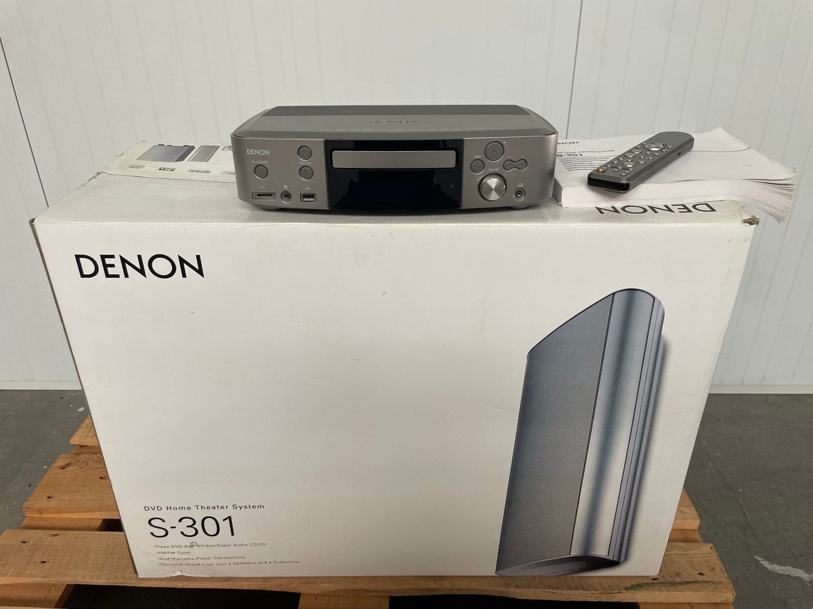 Denon S-301 S301 Receiver DVD-speler Radio, Gebruikt, 70 watt of meer, 5.1-systeem, Overige spelers