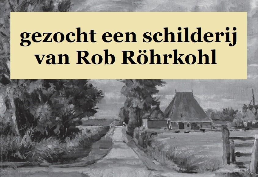Rob Röhrkohl, Ophalen of Verzenden