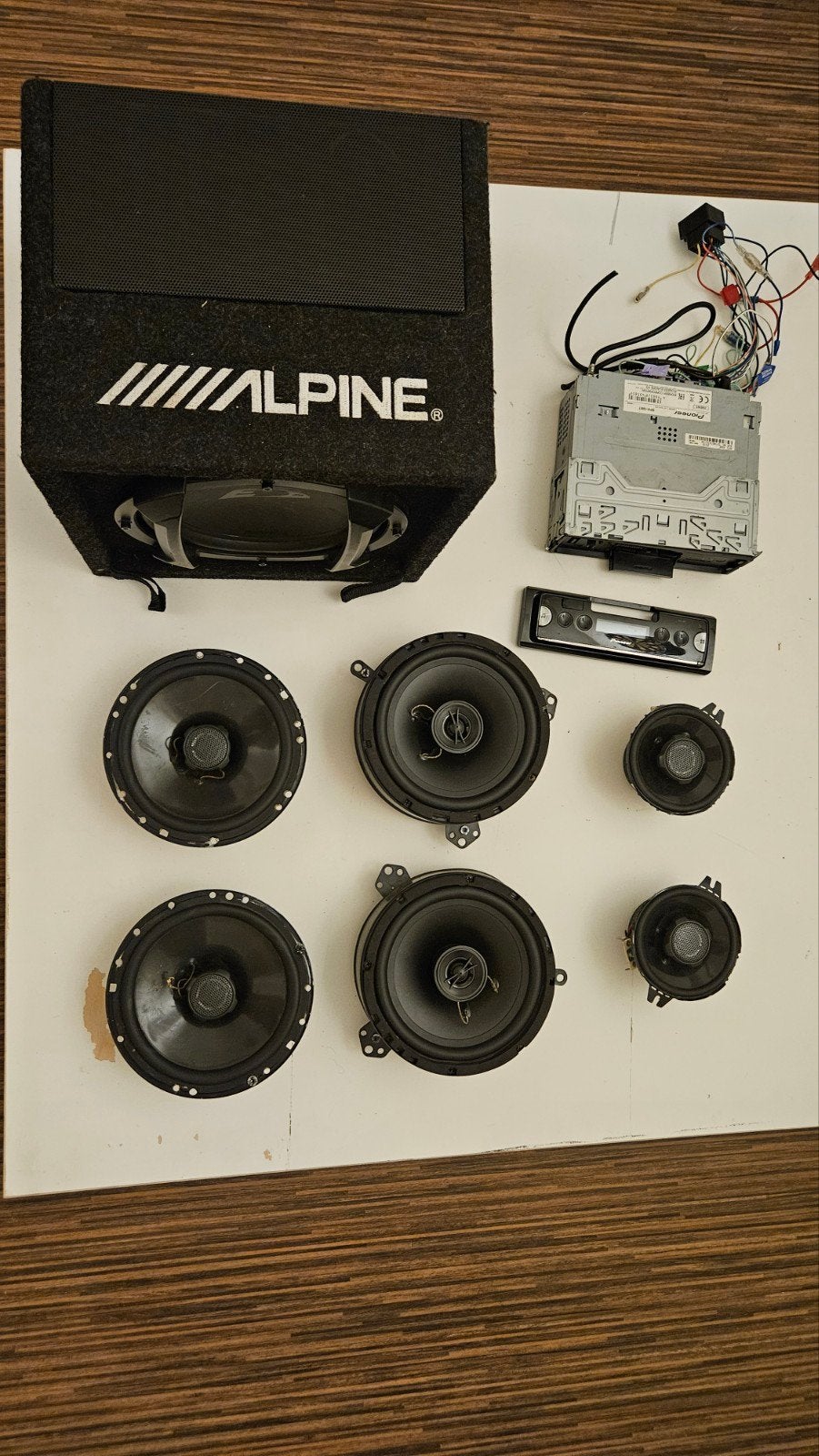 Complete Car Audio Set, Auto diversen, Ophalen, Gebruikt