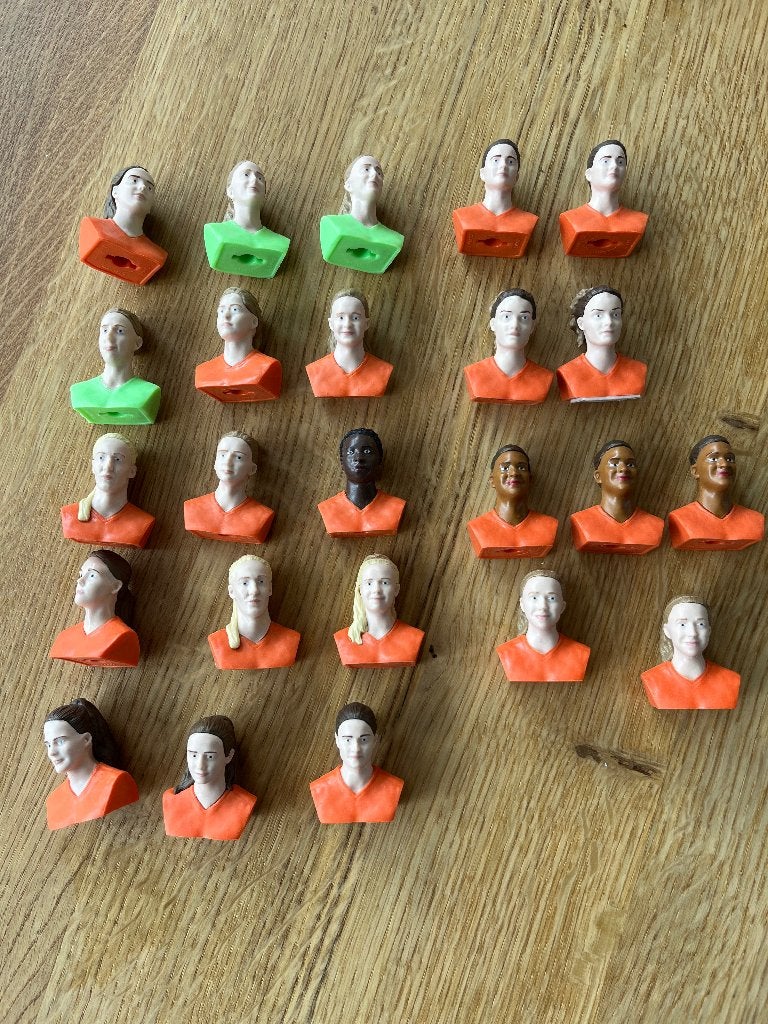 Blokker - Oranje Leeuwinnen - WK vrouwenvoetbal 2019, Ophalen of Verzenden, Zo goed als nieuw, Overige binnenlandse clubs, Beeldje of Poppetje