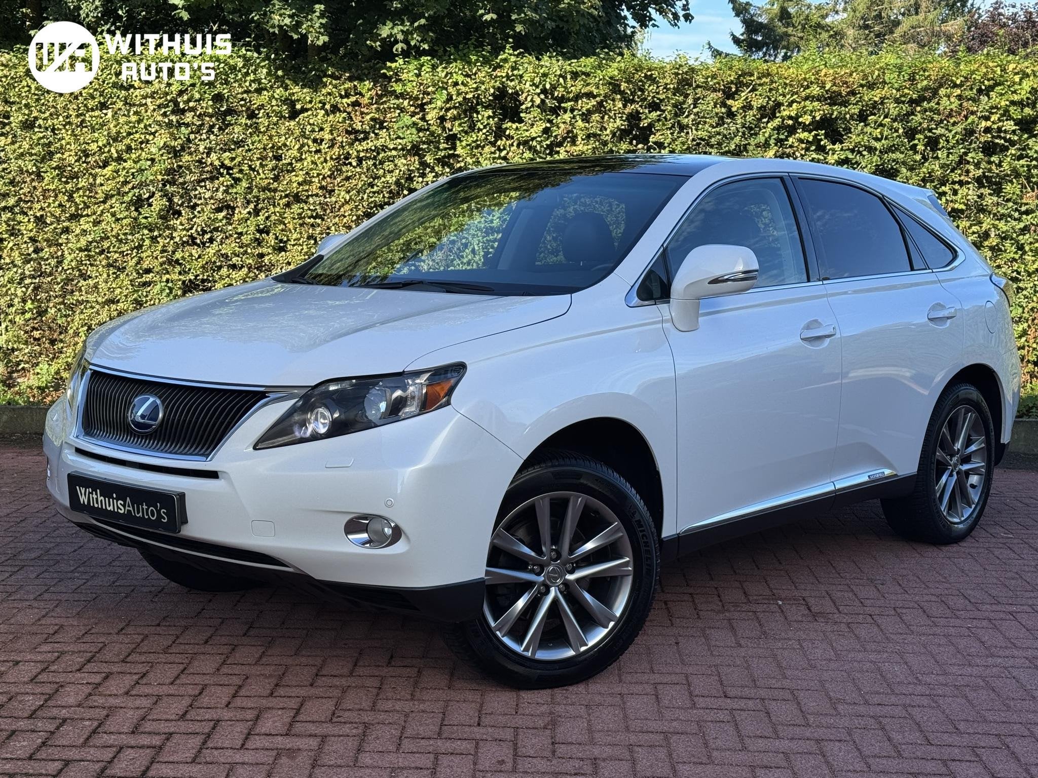 Lexus RX 450h 4WD Trekhaak Panorama DEALER ONDERHOUDEN ''Zee, Automaat, Euro 5, Gebruikt, Wit