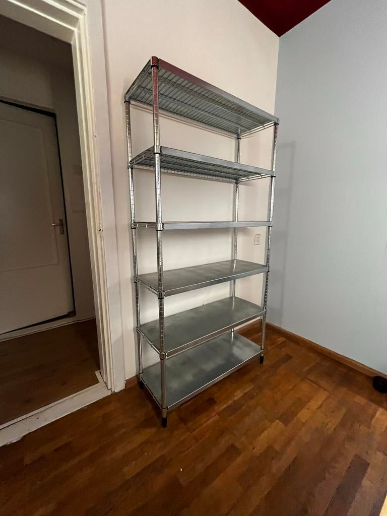 IKEA Omar stellingkast met 6x dichte inlegplanken, Huis en Inrichting, Kasten | Stellingkasten, Ophalen of Verzenden, Gebruikt