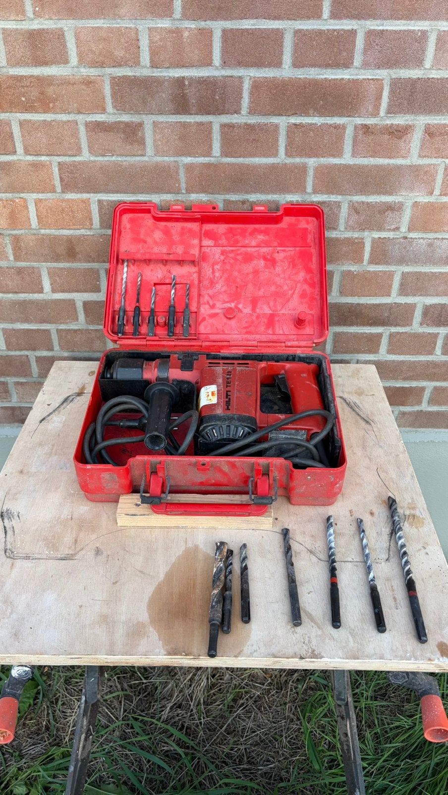 Hilti TE 12 S boorhamer met koffer en boren, Ophalen, Gebruikt, Hilti