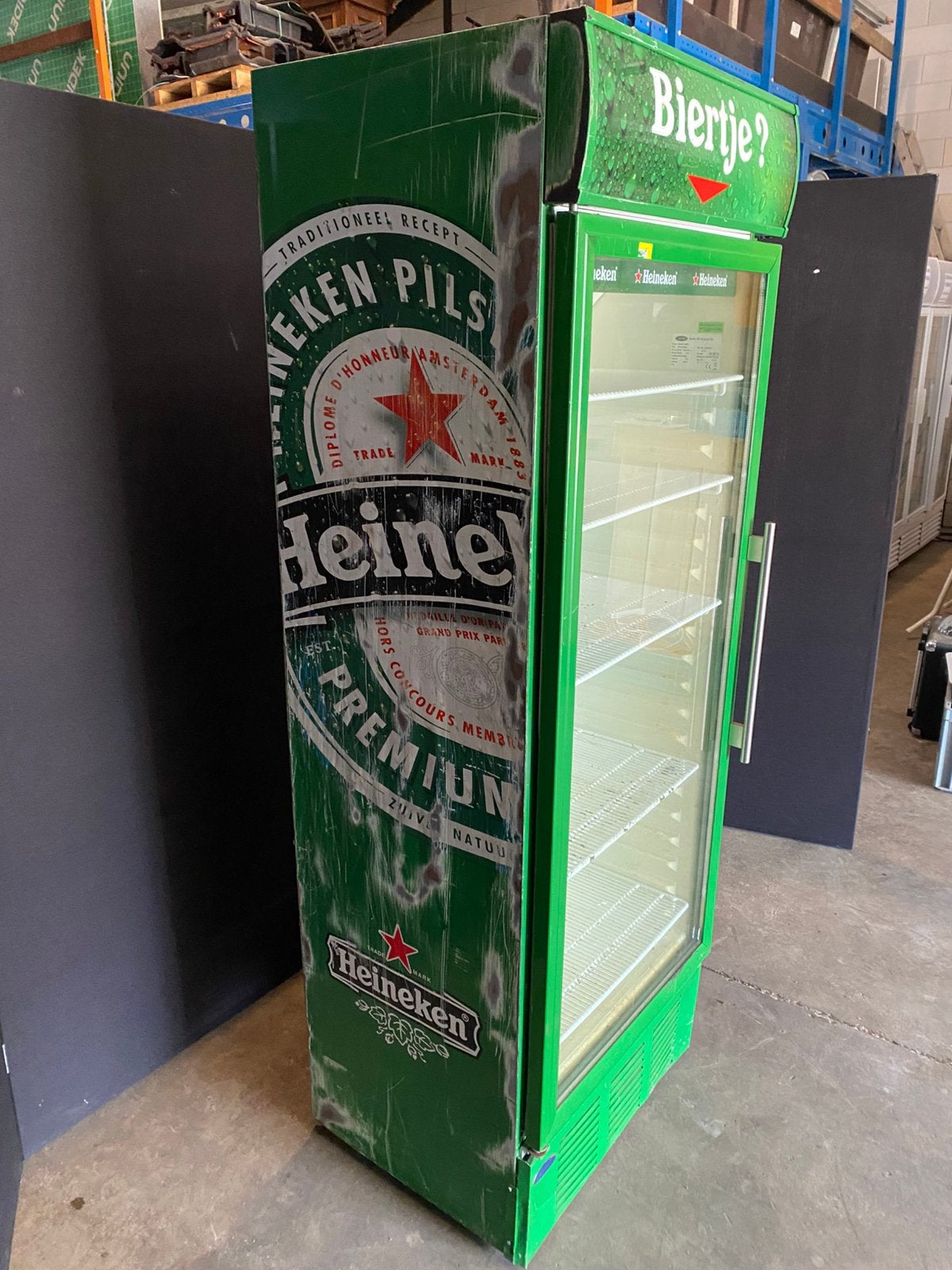 Heineken koelkast wijn koellng rvs vriezer gamko koelbuffet, Ophalen, Zonder vriesvak, 200 liter of meer, 60 cm of meer