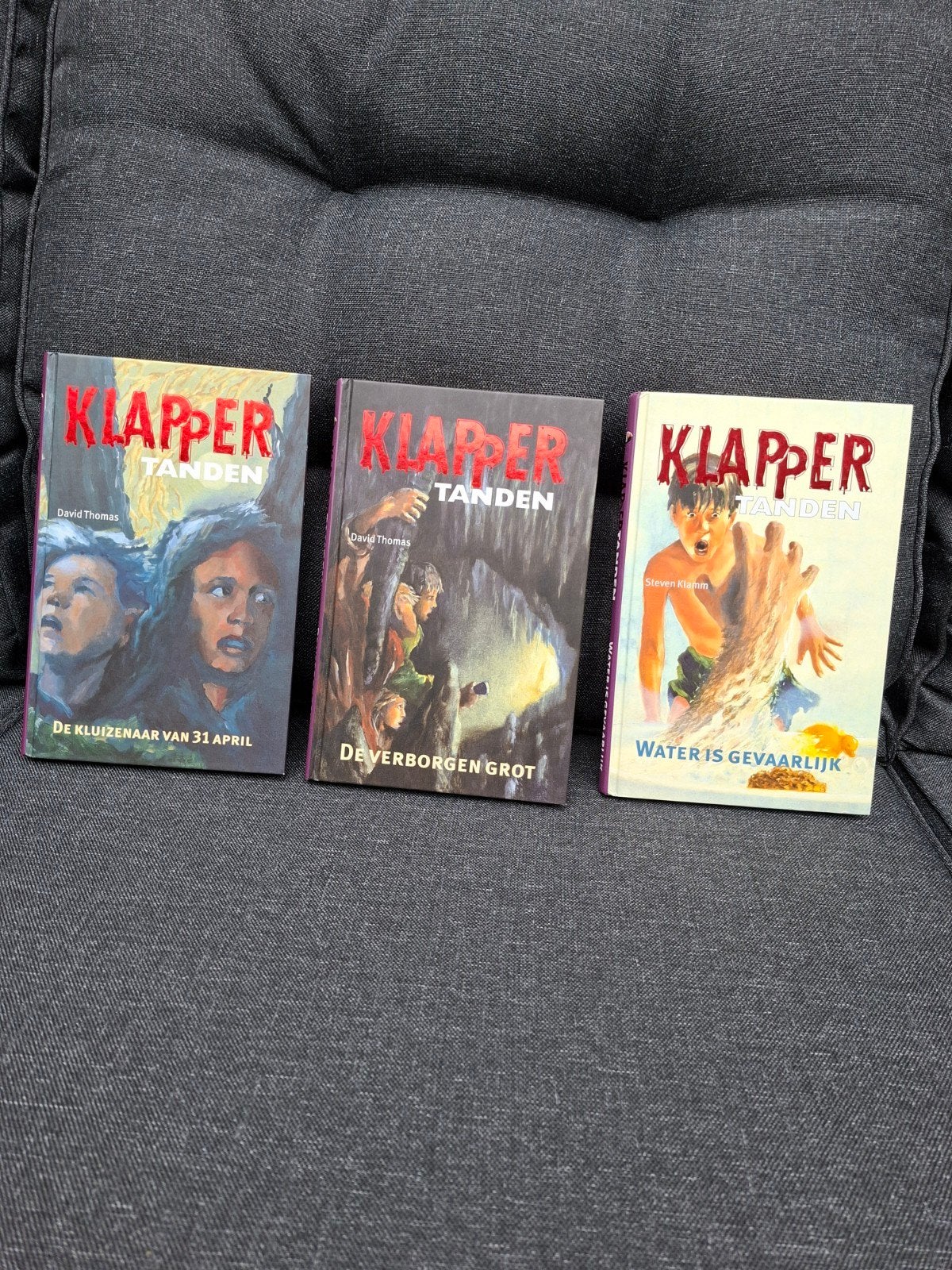 Klappertanden boekenreeks - 3 delen, Ophalen of Verzenden, Gelezen, David Thomas, Steven Kroll, Fictie
