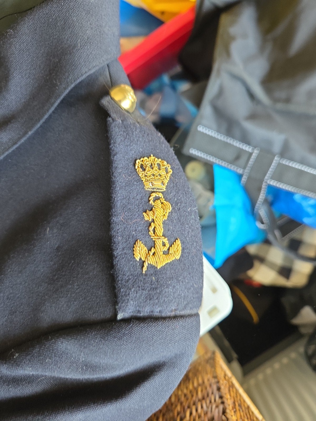 Compleet Mariniers Pak - Broek, Korte en Lange Jas, Blauw, Ophalen of Verzenden, Gedragen, KM 1974 HEDEX DINXPERLO