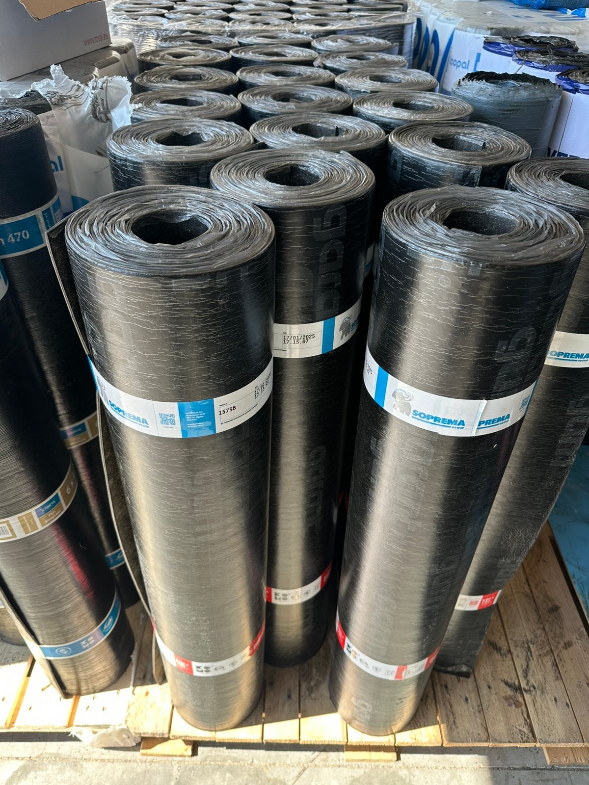 Koopje soprema garantgum 470 k14 €50 pst 6 m2 op, Overige materialen, Zwart, Nieuw, Ophalen of Verzenden