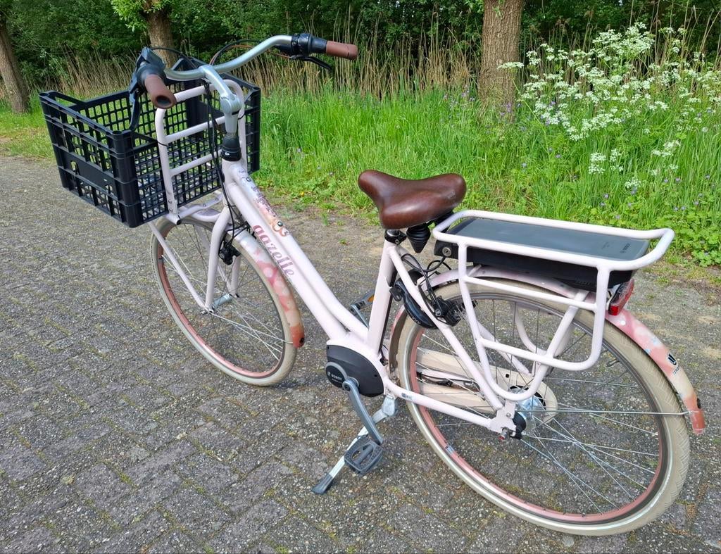 Roze elektrische Gazelle damesfiets,Bosch middenmotor,50cm✅️, Fietsen en Brommers, Fietsen | Dames | Damesfietsen, Ophalen, Gebruikt