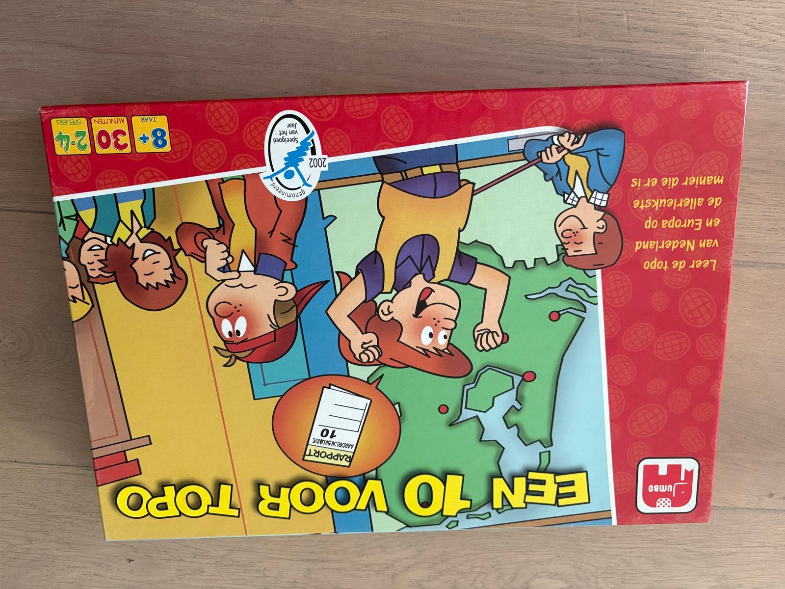 Een 10 voor Topo - Jumbo Topografie Spel, Drie of vier spelers, Ophalen of Verzenden, Zo goed als nieuw