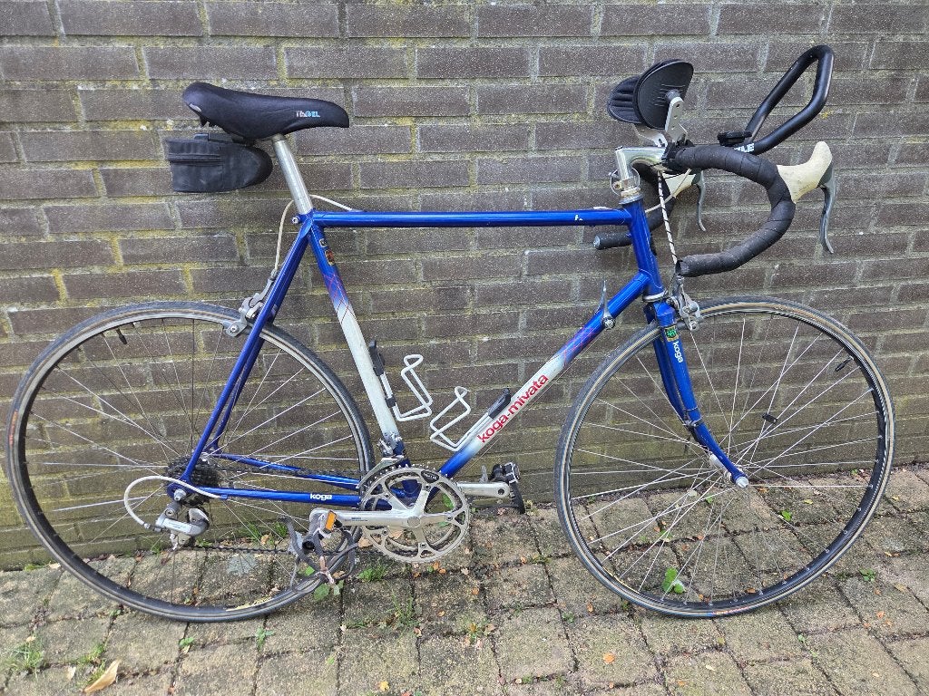 Vintage Koga Myata racefiets, frameschakeling, Fietsen en Brommers, Fietsen | Racefietsen, Ophalen, Gebruikt, Velgrem, Overige maten