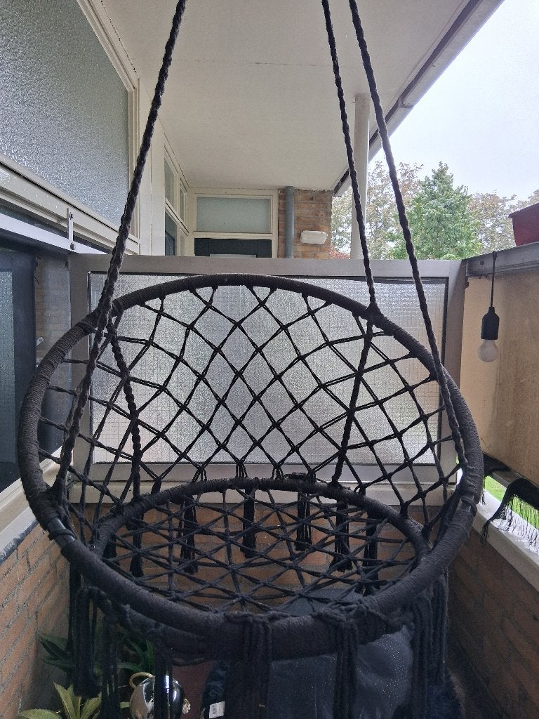 Hangstoel, Tuin en Terras, Ophalen of Verzenden, Gebruikt, Metaal