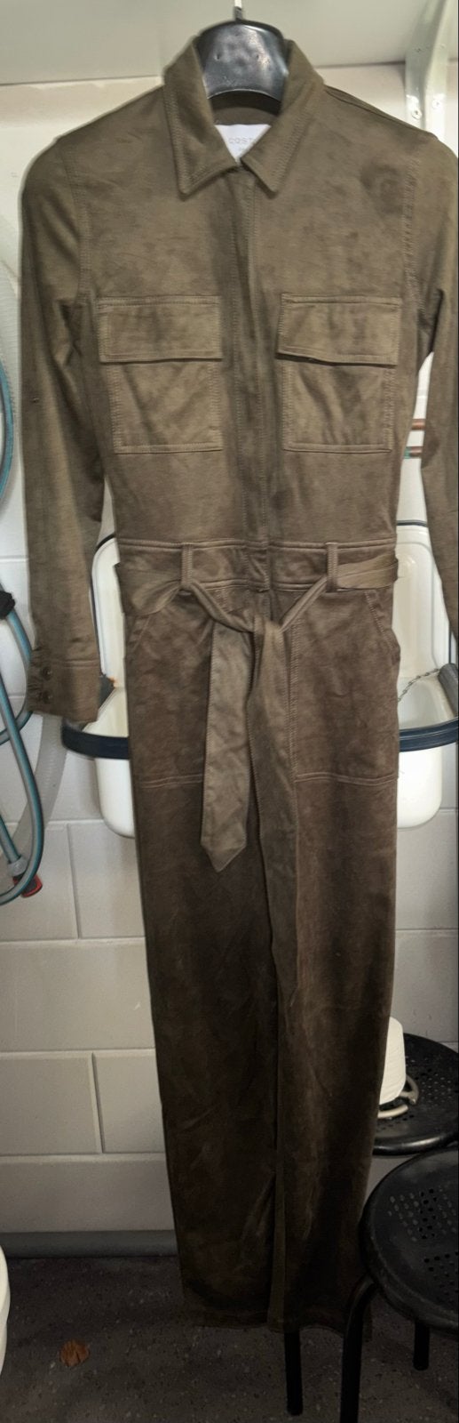Costes Jumpsuit Suedine Groen Maat XS, Ophalen of Verzenden, Zo goed als nieuw, Maat 34 (XS) of kleiner, Groen