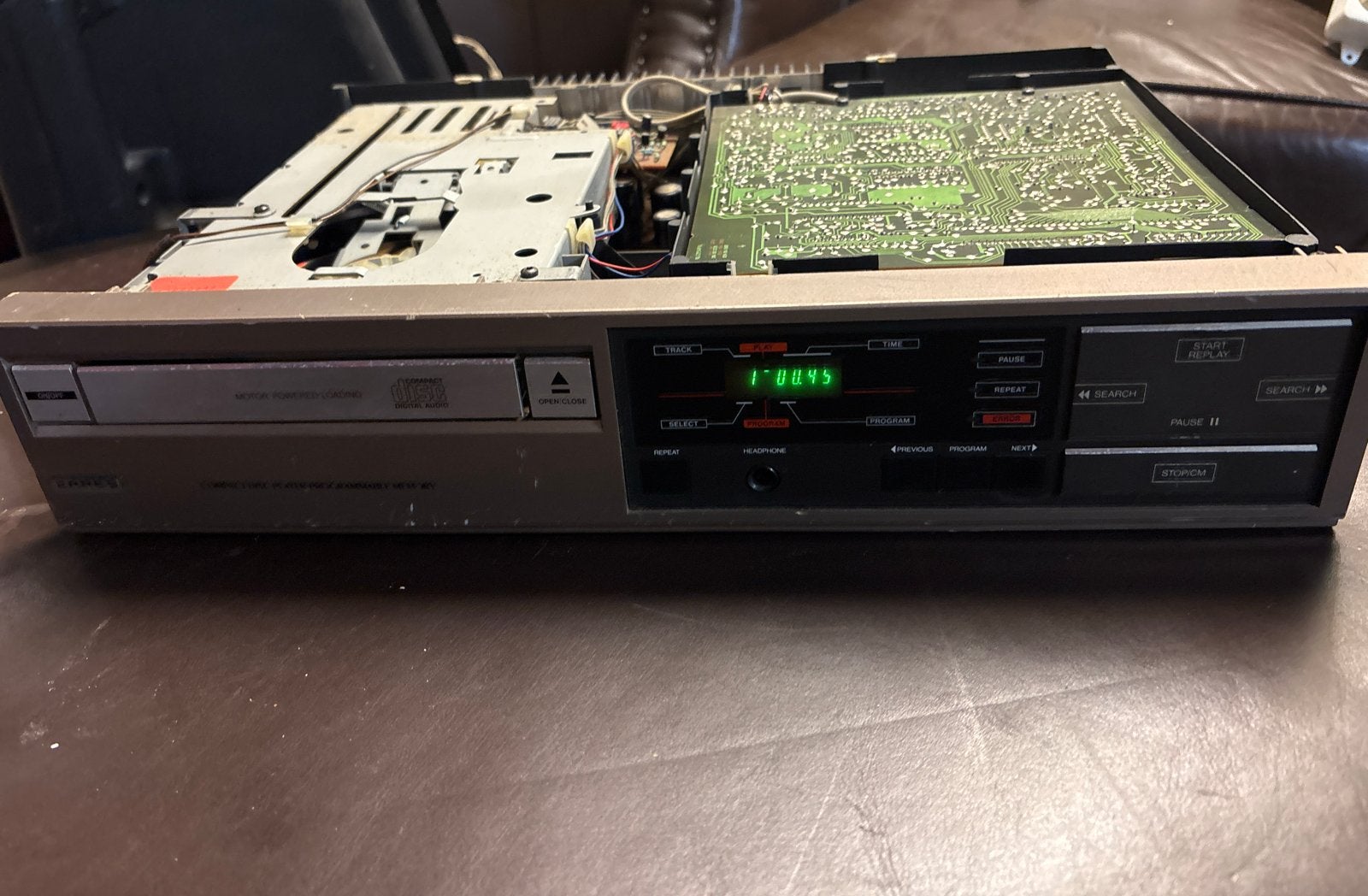 Vintage Philips CD104 / Erres CD 1204 CD-speler (TDA1540 DAC, Ophalen of Verzenden, Gebruikt, Philips