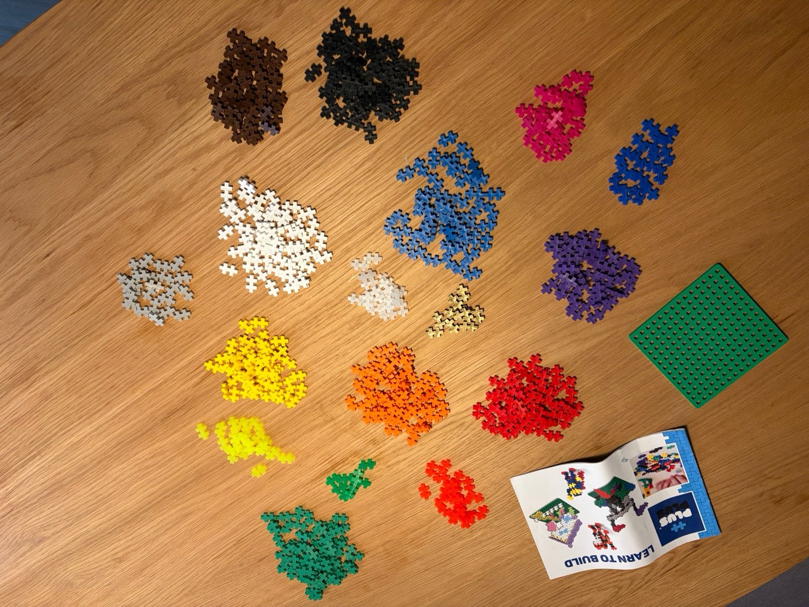 PLUSPLUS 625 stukjes en een basisblad en boekje, Ophalen of Verzenden, Zo goed als nieuw, Duplo