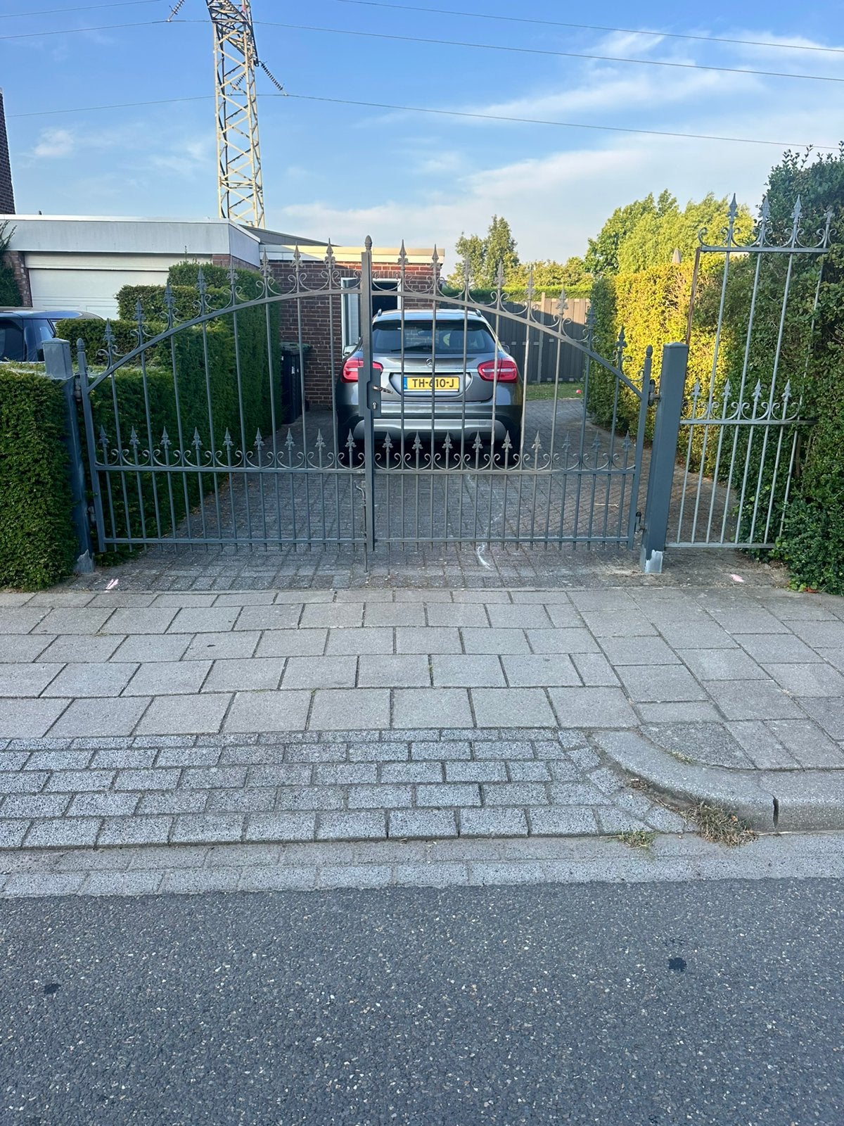 Sierpoort, Ophalen, Gebruikt, IJzer, Tuinhek