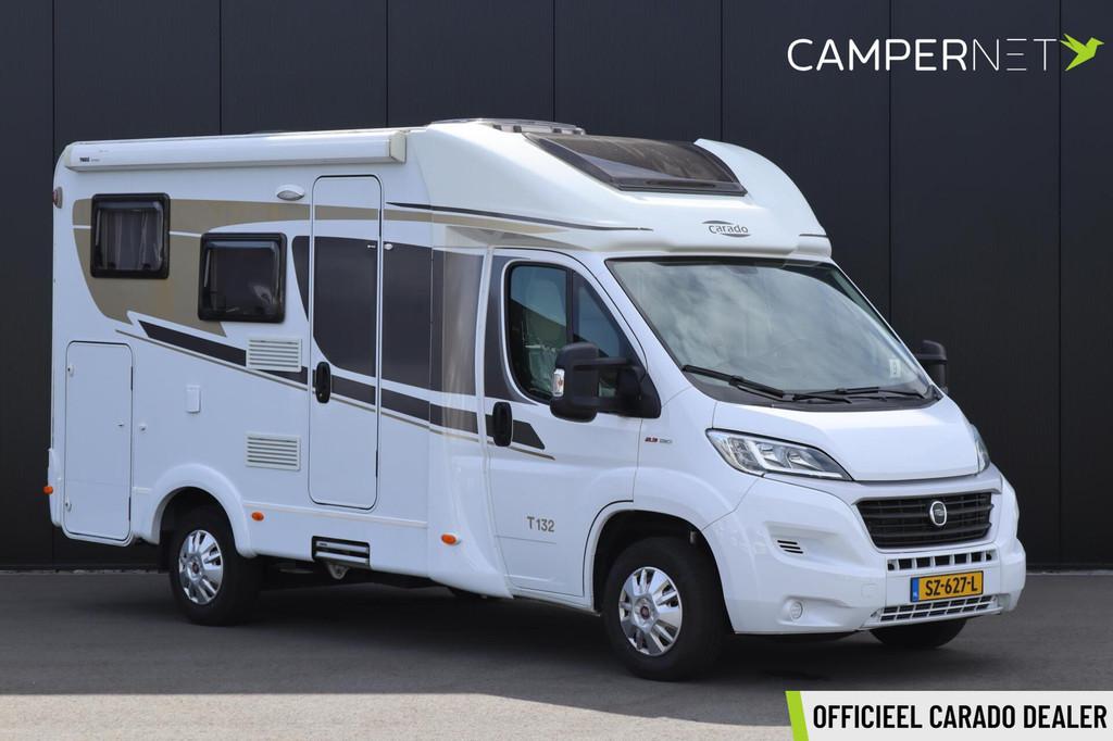 Carado T132 2.3 Multijet 130pk | 5.99m | Vast bed | Thule Li, Caravans en Kamperen, Campers, Hordeur, Airbags, Tot en met 2, Bedrijf