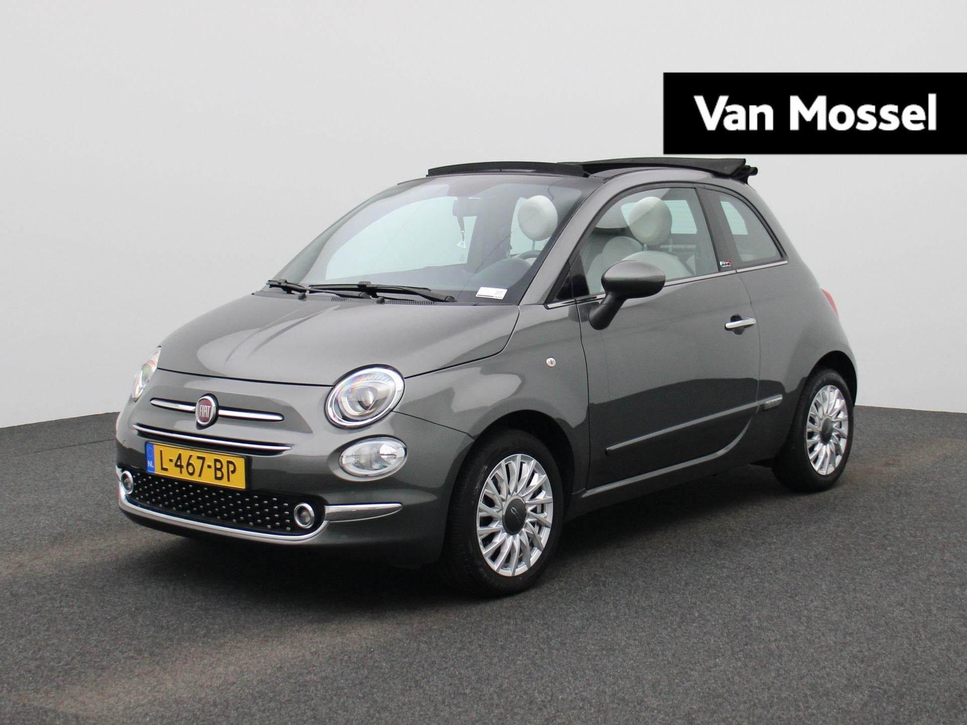 Fiat 500 C 1.0 Hybrid Star | Cabrio | Parkeer sensoren | Nav, Auto's, 12 maanden, Stof, Gebruikt, Euro 6