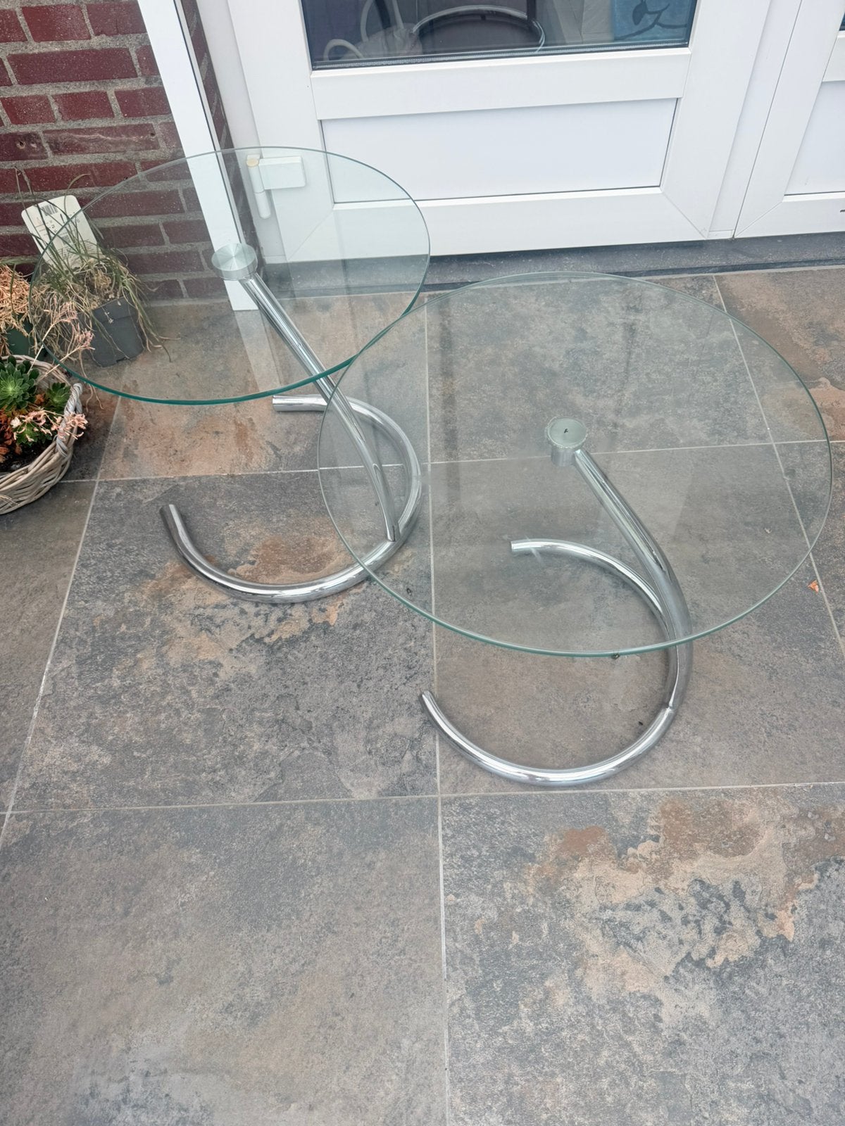 bijzet tafeltjes, Huis en Inrichting, Minder dan 55 cm, Rond, Zo goed als nieuw, Ophalen