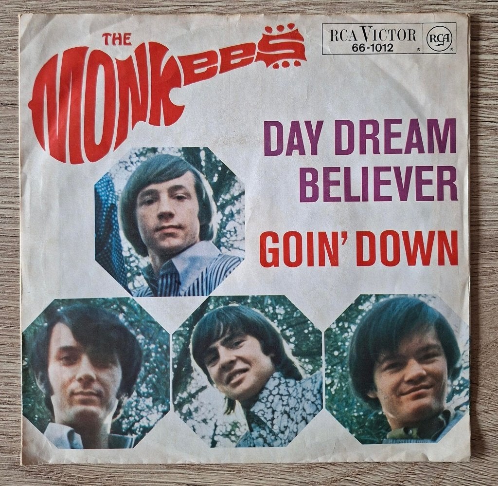Monkees single Daydream Believer, Cd's en Dvd's, Ophalen of Verzenden, Gebruikt, 7 inch, Pop