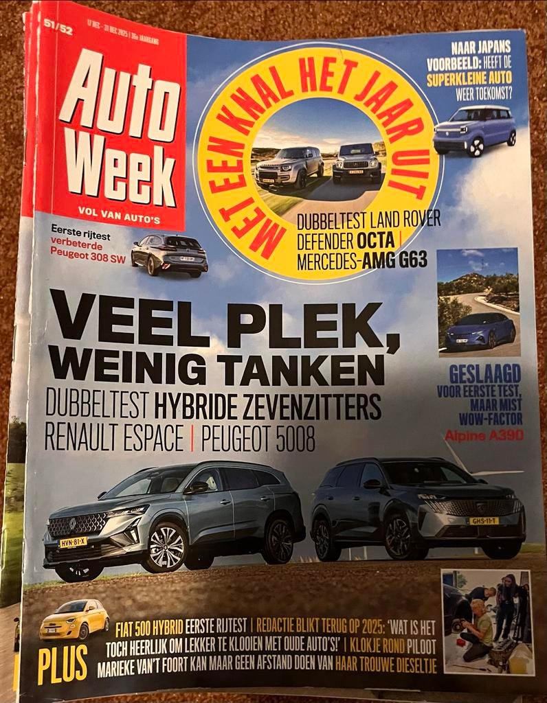 Autoweek Jaargang 2025 - 51 Tijdschriften, Boeken, Ophalen of Verzenden, Zo goed als nieuw, Sport en Vrije tijd