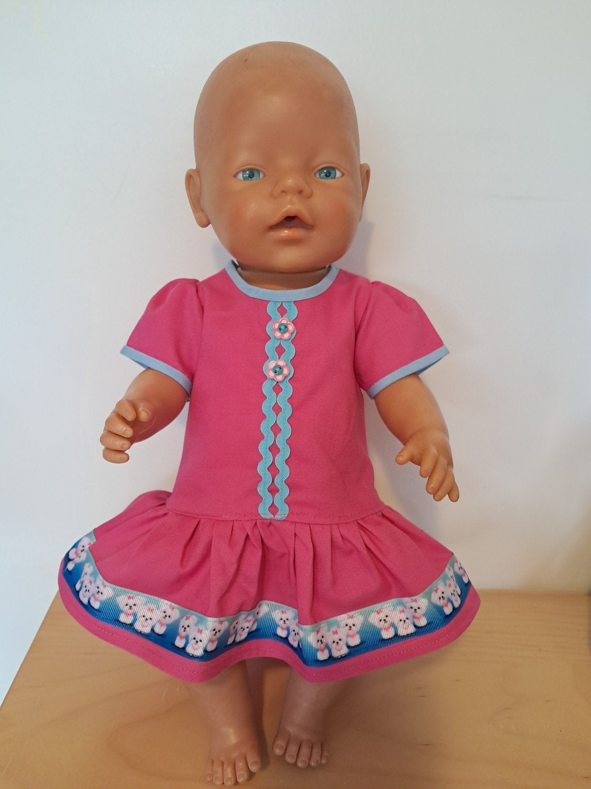 poppenkleertjes poppenkleding babypop 43 cm, Ophalen of Verzenden, Nieuw, Babypop