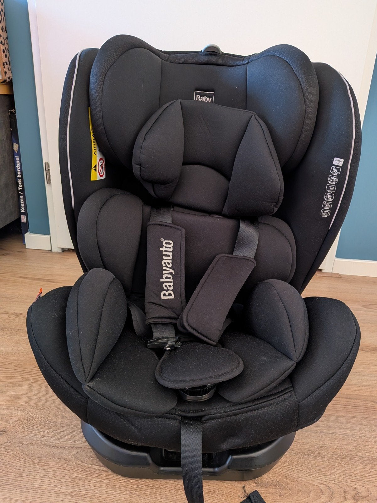 autostoel 360, Kinderen en Baby's, Autostoeltjes, Verstelbare rugleuning, Zo goed als nieuw, 9 t/m 36 kg, Isofix