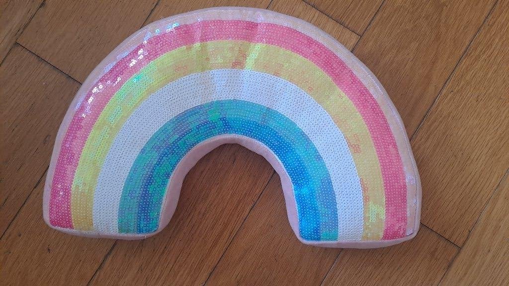 Kussen regenboog, Ophalen, Overige merken, Meerkleurig, Vierkant