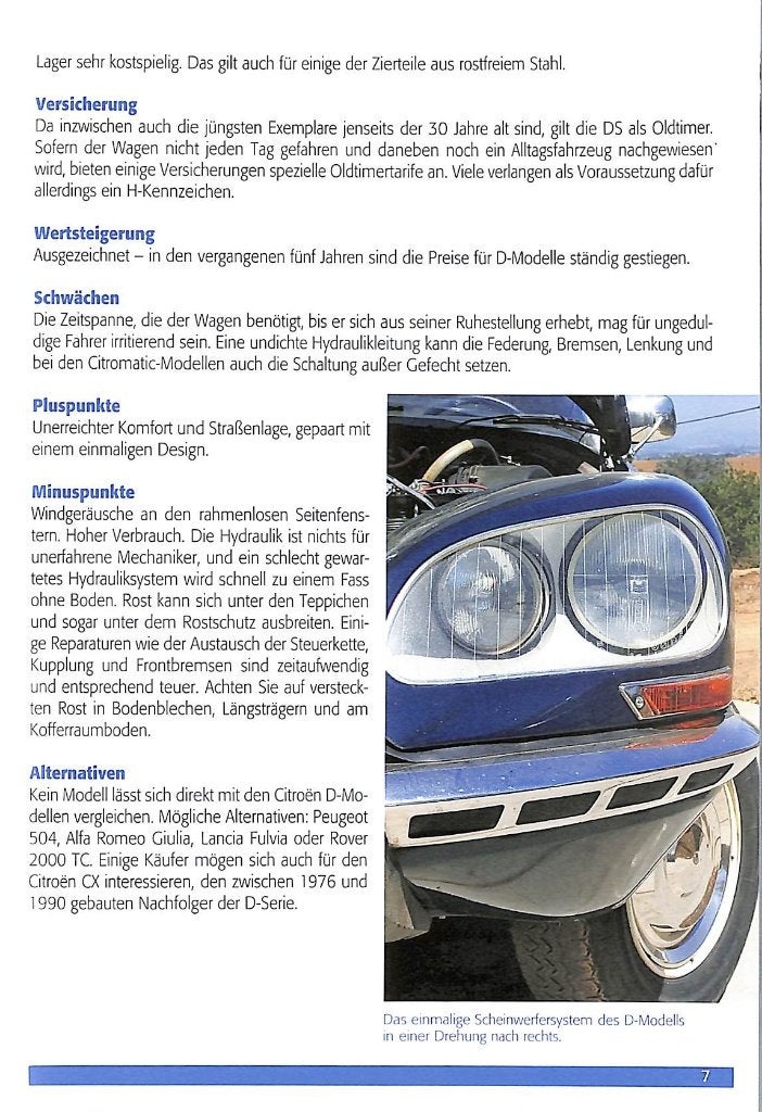 Citroën DS & ID Praxisratgeber Klassikerkauf, Verzenden