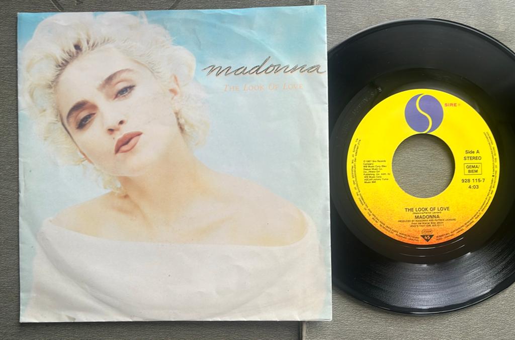 Madonna - The look of love 7” DE 1987, Gebruikt, 7 inch, Ophalen of Verzenden, Pop