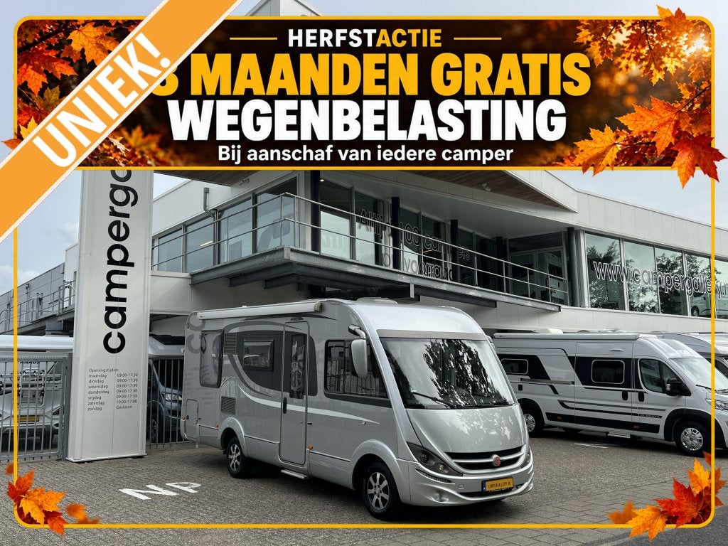 Bürstner Viseo I 700 2X DINETTE + HEFBED UNIEKE INDELING!, Integraal, Fiat, Tot en met 2, Bedrijf