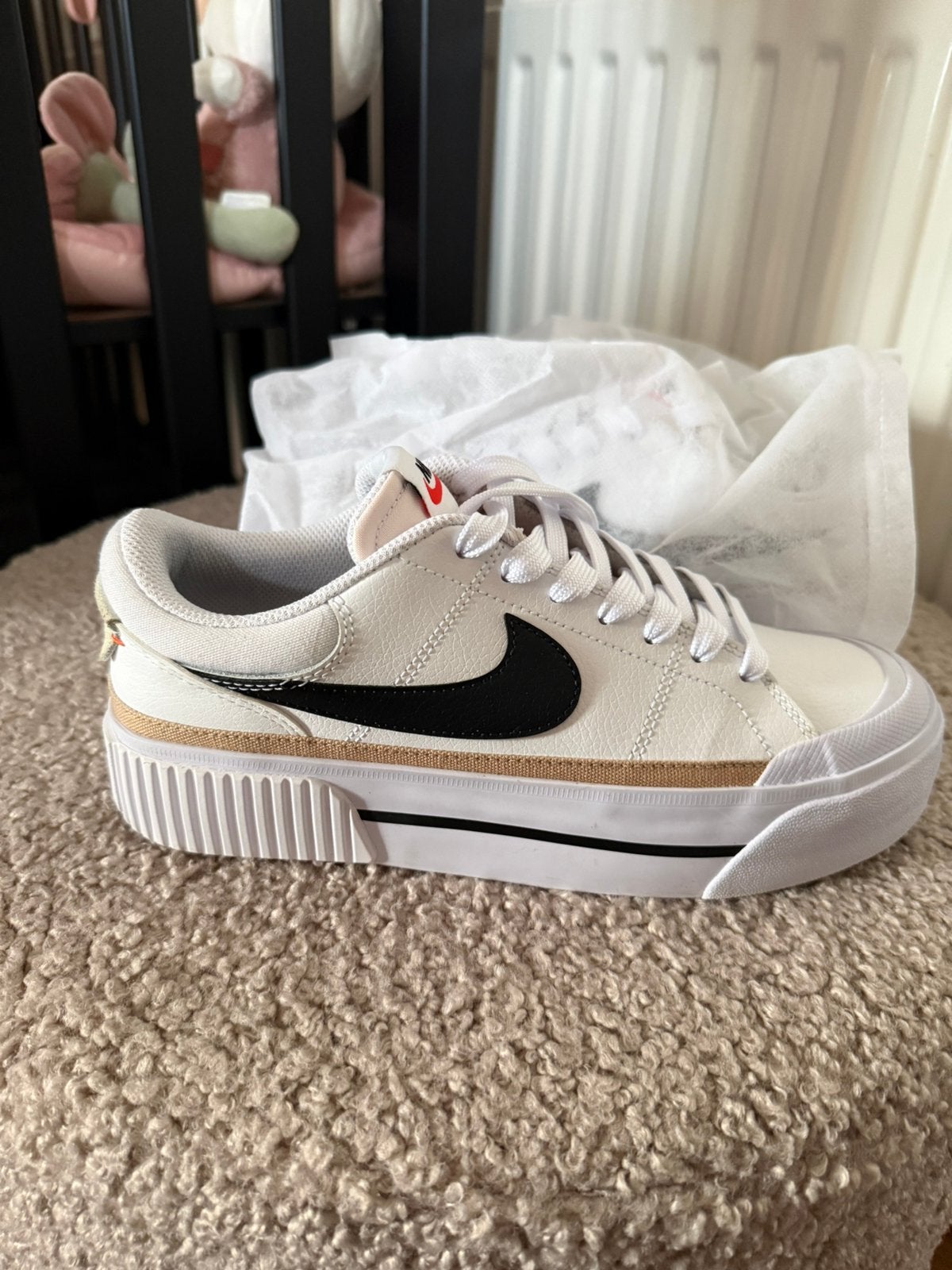 Nike Court Legacy Lift, Wit, Nieuw, Ophalen of Verzenden, Sneakers of Gympen