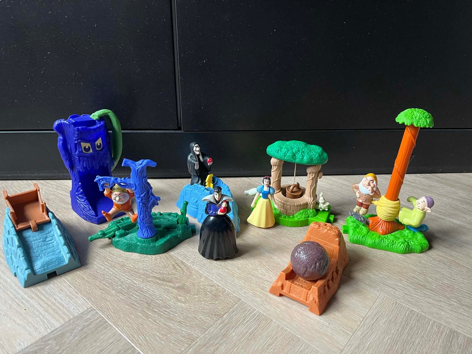 Vintage Sneeuwwitje Happy Meal Speelgoed Set, Ophalen of Verzenden, Zo goed als nieuw