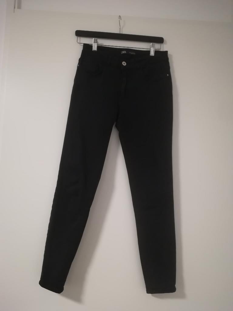 Zara Skinny Jeans Zwart maat 38, Ophalen of Verzenden, W30 - W32 (confectie 38/40), Gedragen, Zara