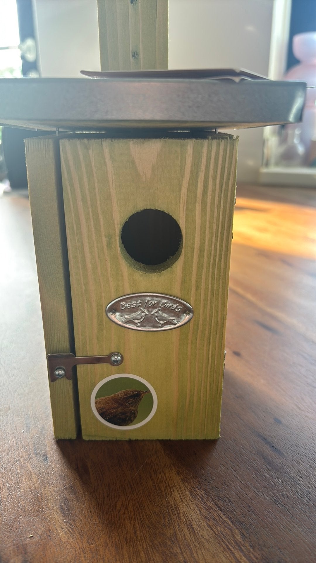 Vogelhuisje NIEUW, Tuin en Terras, Ophalen, Zo goed als nieuw