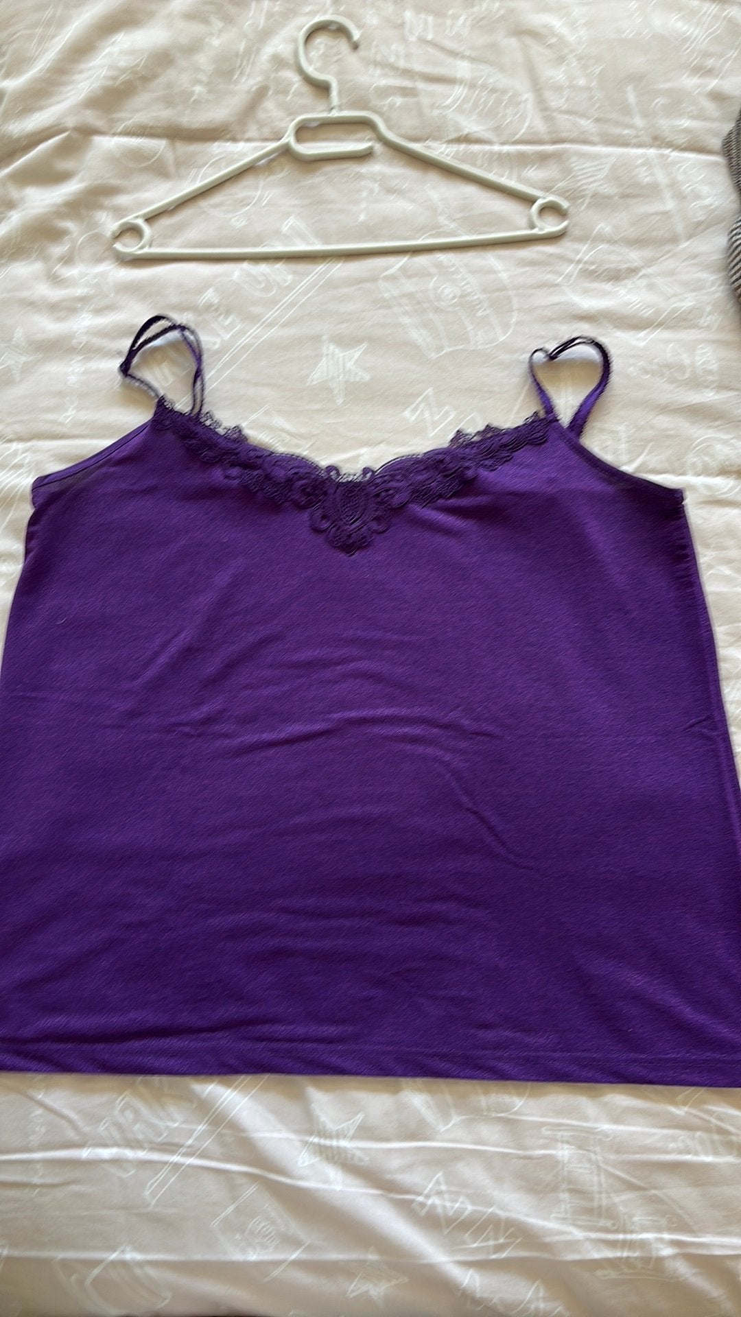 Mooi paars topje met glitter, Kleding | Dames, Grote Maten, Ophalen of Verzenden, Zo goed als nieuw, Paars, Shirt of Top