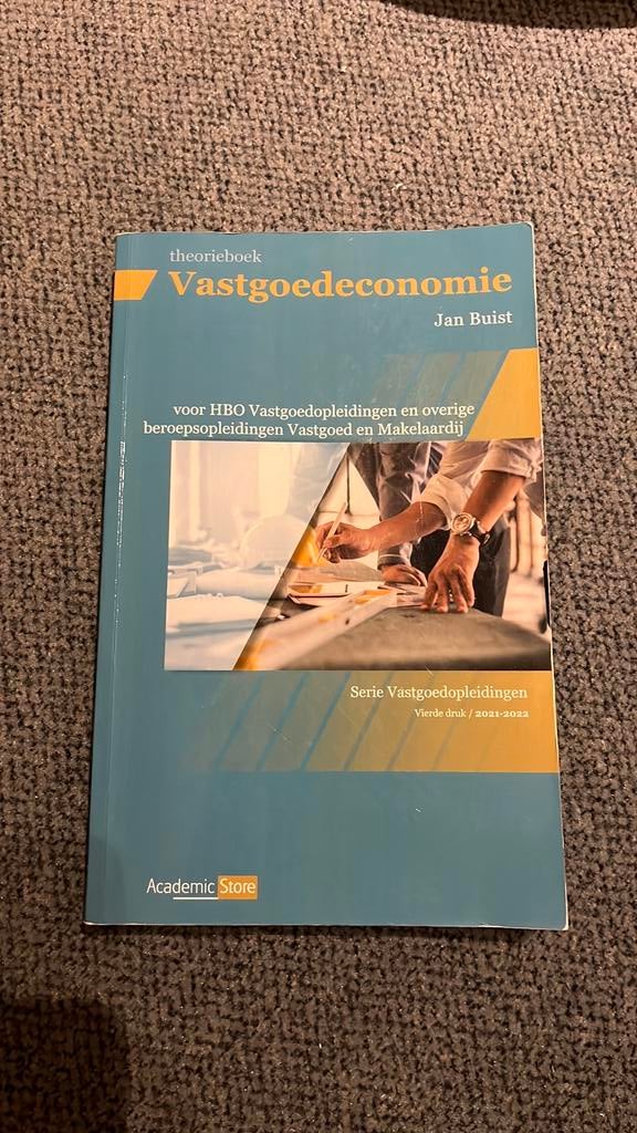 Jan Buist - Vastgoedeconomie, Boeken, Ophalen of Verzenden, Zo goed als nieuw, Jan Buist, Nederlands