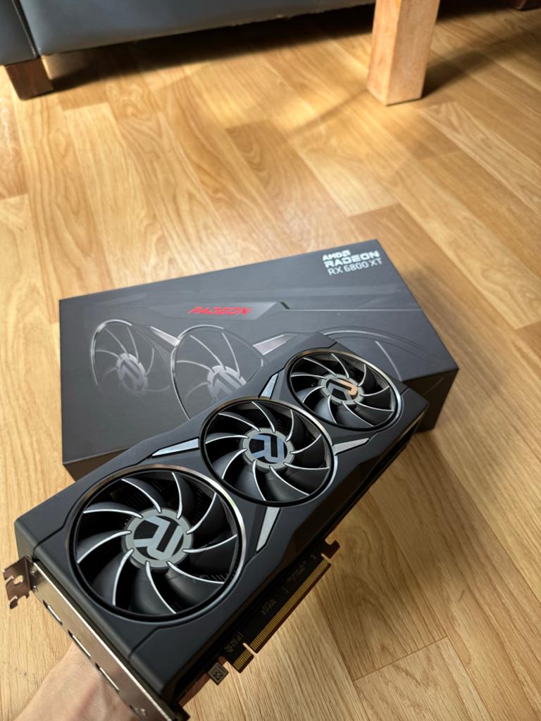 AMD Radeon RX 6800 XT Midnight Black Edition - 16GB (Zgan), Computers en Software, Videokaarten, Zo goed als nieuw, PCI-Express 4.0