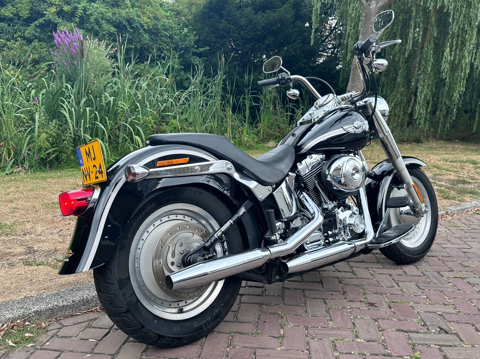 Harley Davidson Fatboy 100th Anniversary Edition -5HD- 2003, 2 cilinders, Gebruikt, Particulier, Handgeschakeld