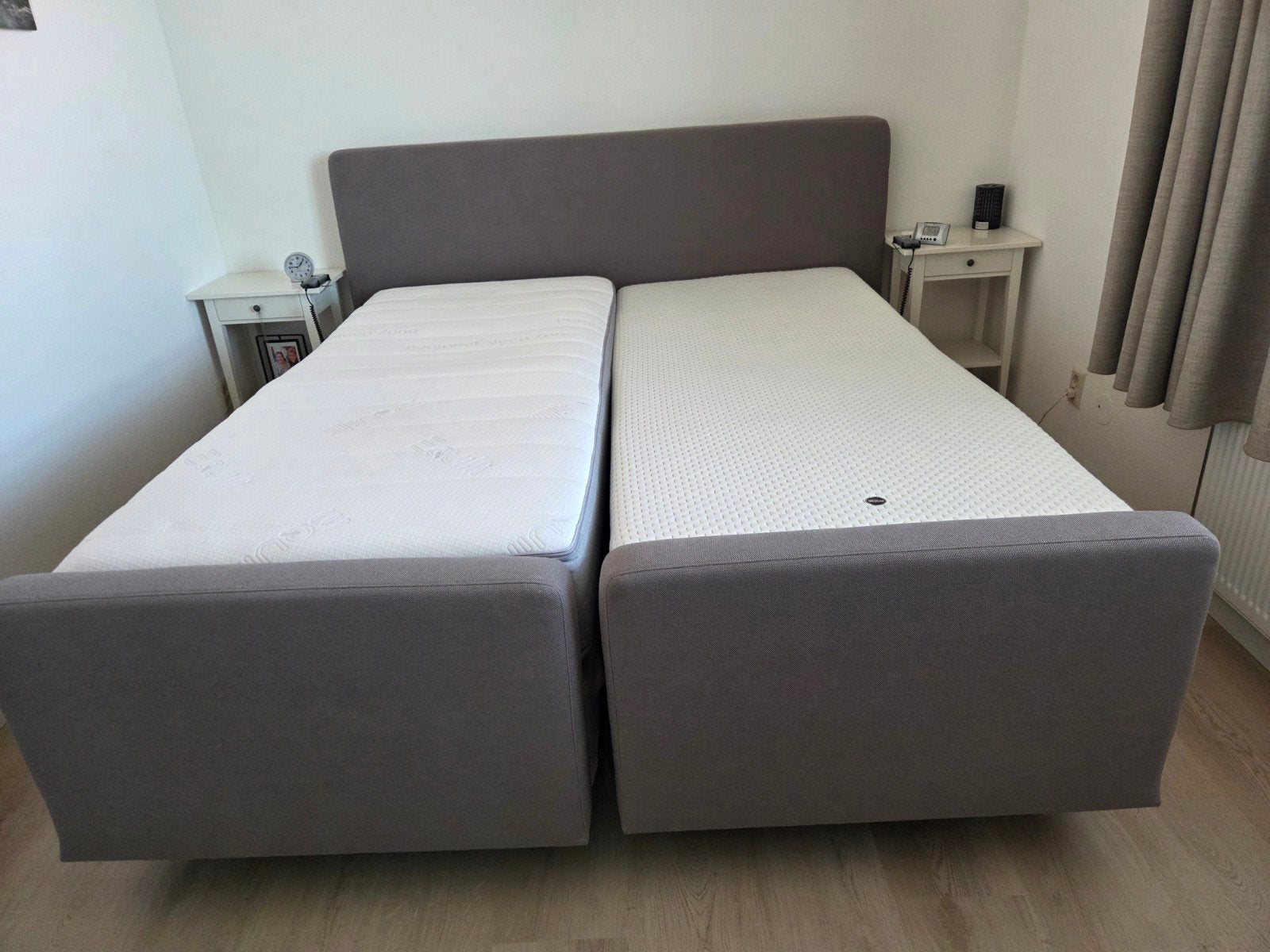 Auping boxspring verstelbaar, Ophalen, Gebruikt, Tweepersoons, 210 cm