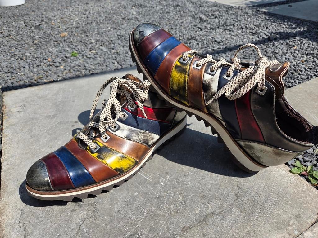 Te gekke multicollar schoenen van Harris maat 9 / 42, Kleding | Heren, Schoenen, Ophalen of Verzenden, Zo goed als nieuw
