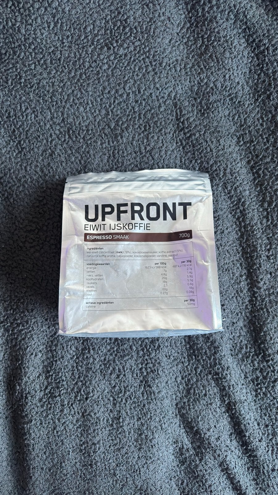 Upfront Eiwit IJskoffie Espresso Smaak 700g, Ophalen of Verzenden, Nieuw