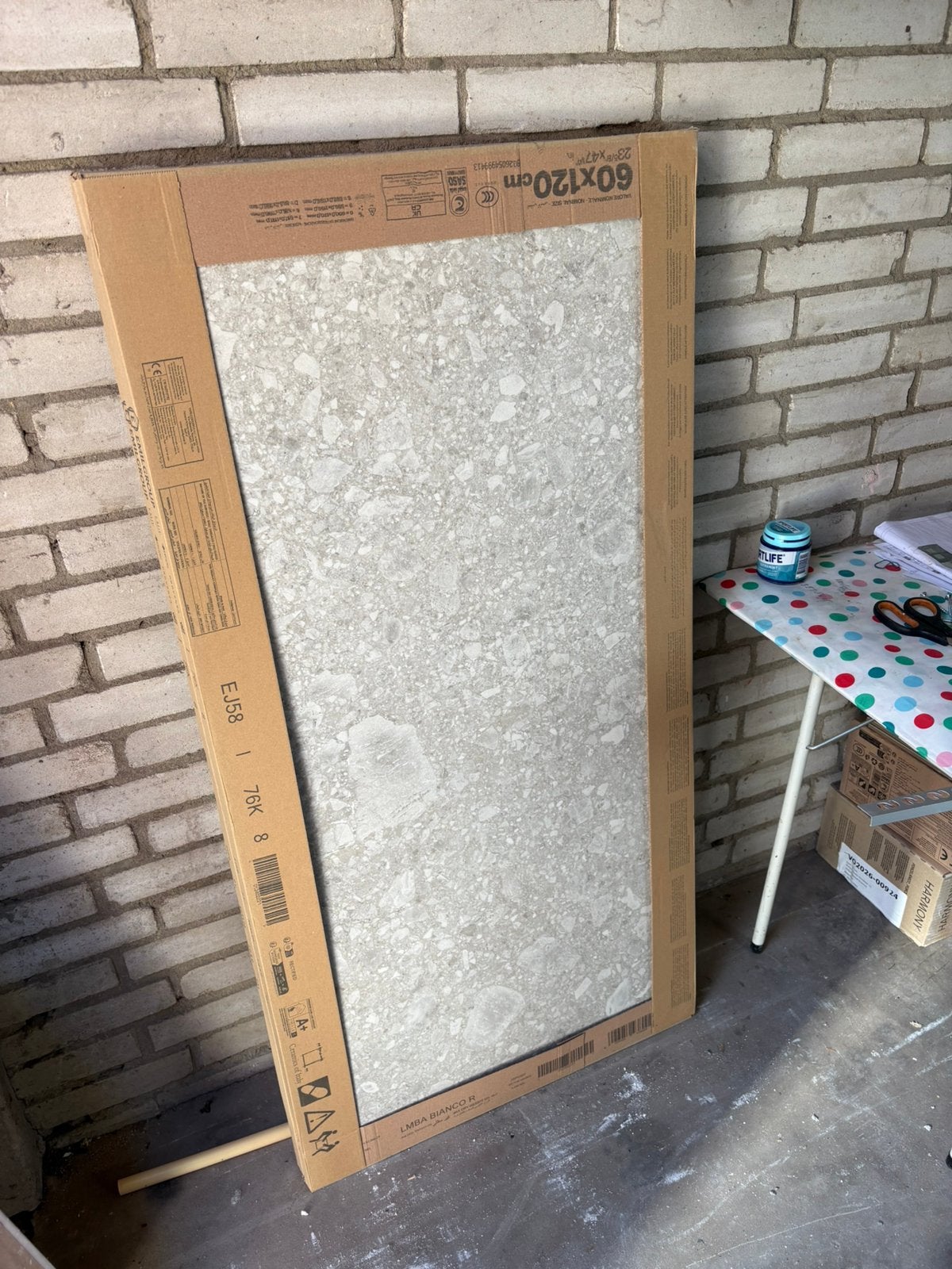 ergon lombarda bianco 60x120 4 stuks, Doe-het-zelf en Verbouw, Tegels, Ophalen, Nieuw, 5 tot 10 m², Vloertegels
