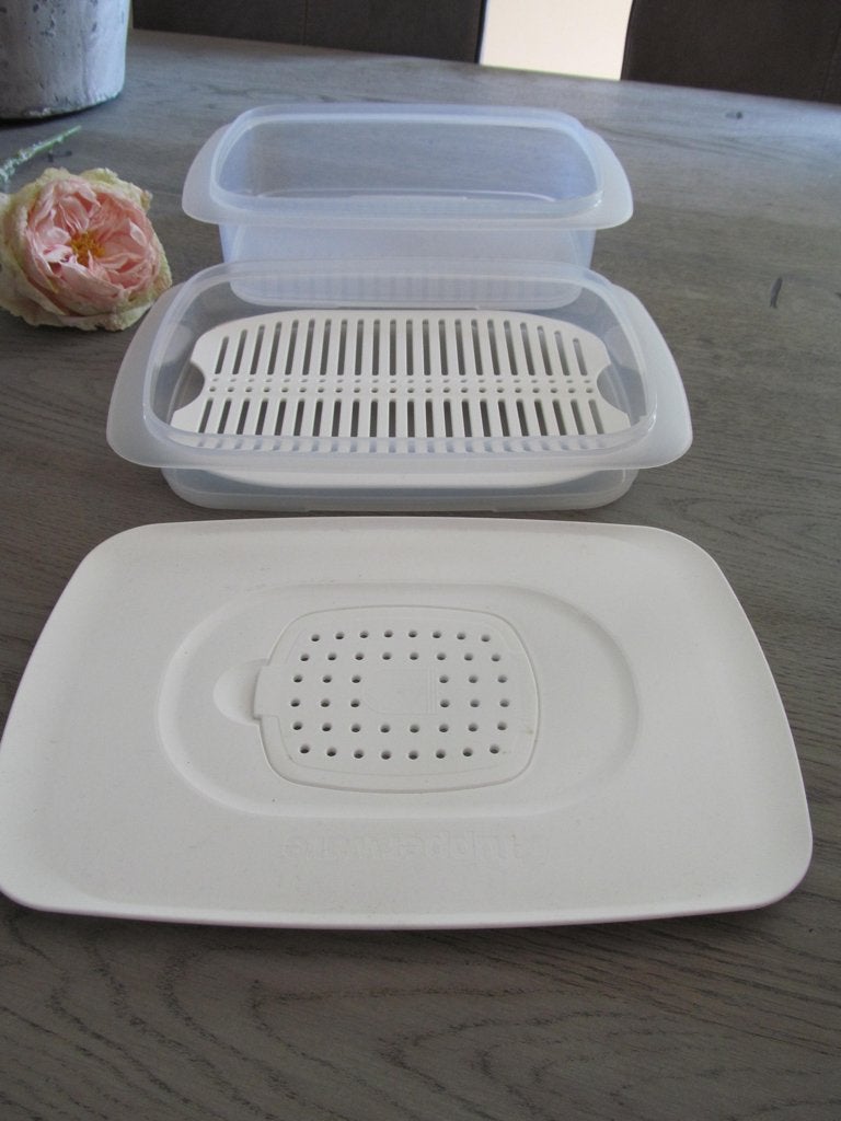 Tupperware Combismart  als Nieuw, Bewaardoos, Met deksel, Wit, Ophalen of Verzenden