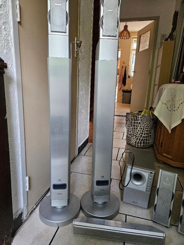 Deze Philips surround sound speakerset, Ophalen, Gebruikt, Complete surroundset, Philips