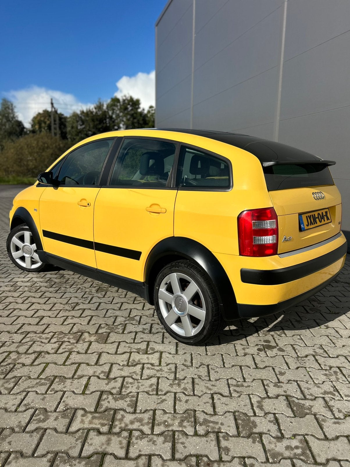 Audi A2 Colour storm Alcantara Hemel-Clima-stoelverwarming, Auto's, 490 kg, Dealer onderhouden, 74 pk, 4 cilinders